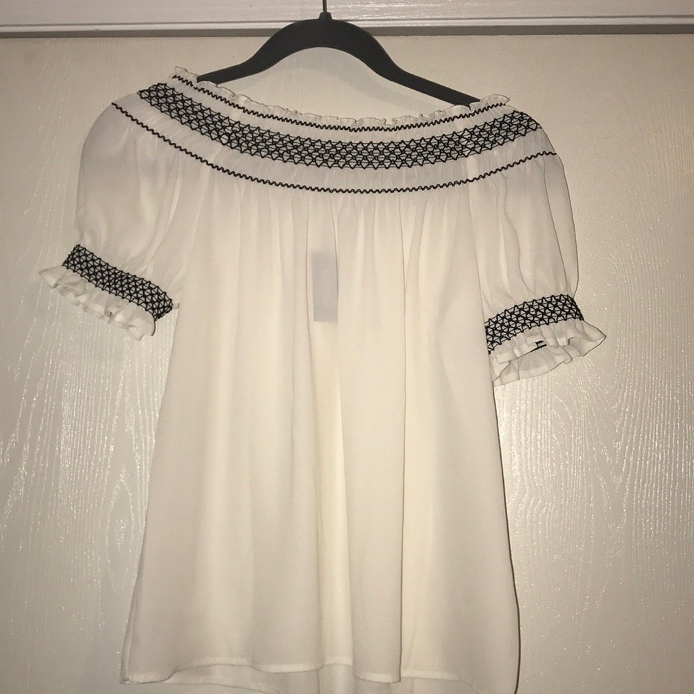 Off the shoulder shirt
